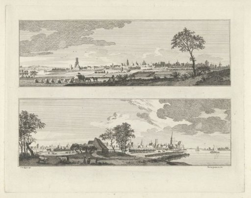 Views of Emmerich on the Rhine, 1736