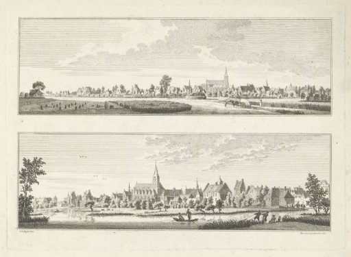 City views at Goch, 1746