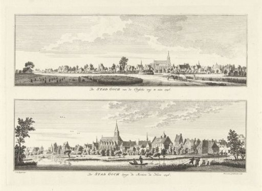 City views at Goch, 1746