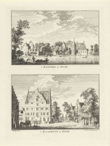 Castle and Town Hall at Goch