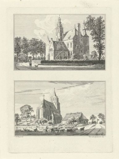 House Zevenaar and the church at Zevenaar