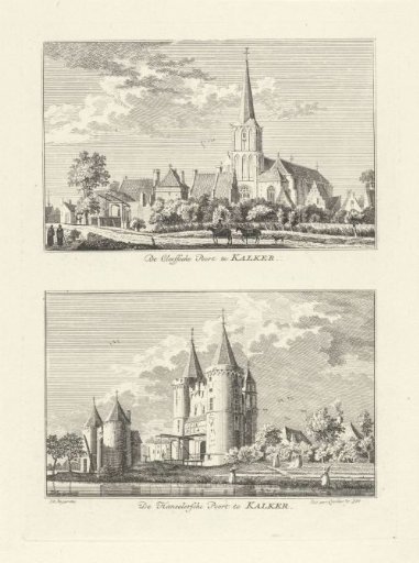 Cleves and Hunseler Gate at Kalker