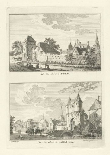 Cattle Gate and Walking Gate at Uedem, 1744
