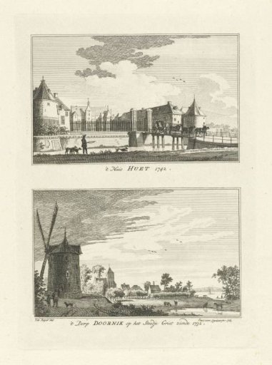 House Huet and the village of Dornick, 1732-1742