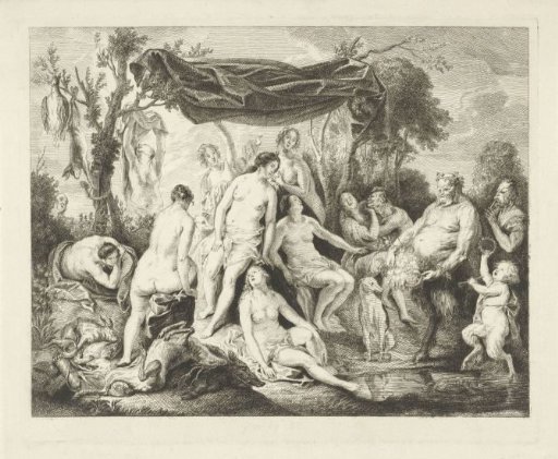 Bathing Diana and Silenus