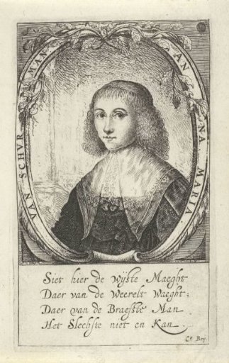 Portrait of Anna Maria van Schurman
