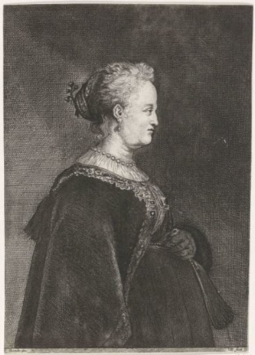 Portrait of Liesbeth van Rijn(?)