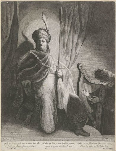 David Playing the Harp for Saul