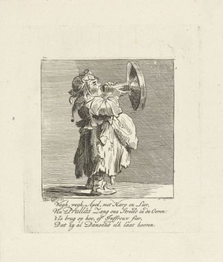 Woman with a speaking trumpet (Prulla)