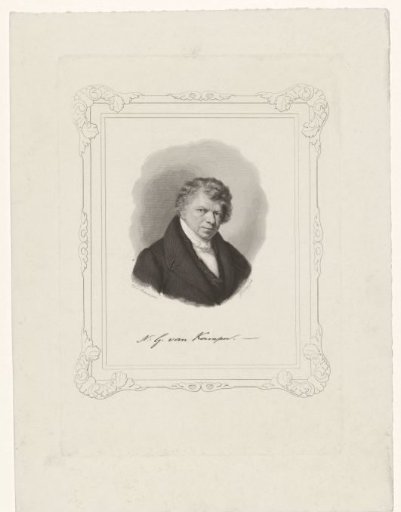 Portrait of Nicolaas Godfried van Kampen
