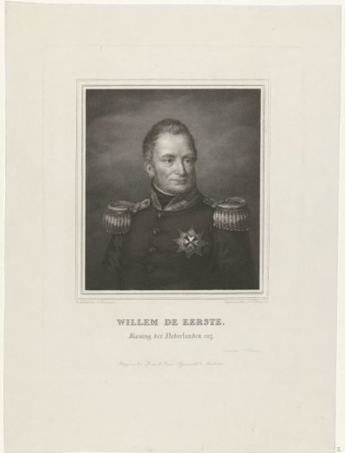Portrait of William I Frederick, King of the Netherlands