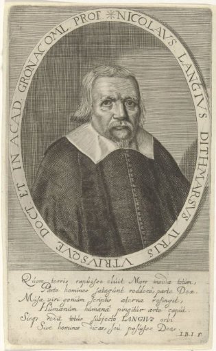 Portrait of Nicolaas Langius