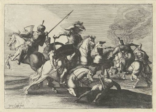 Battlefield Scene with Turks