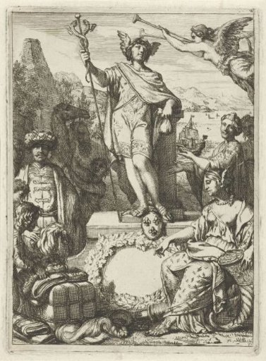 Allegory on trade with Mercury