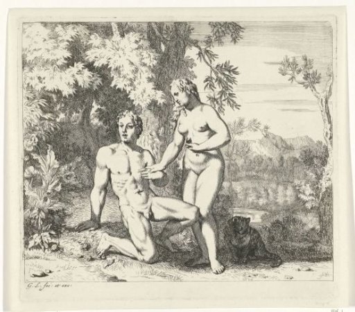 Adam and Eve in Paradise