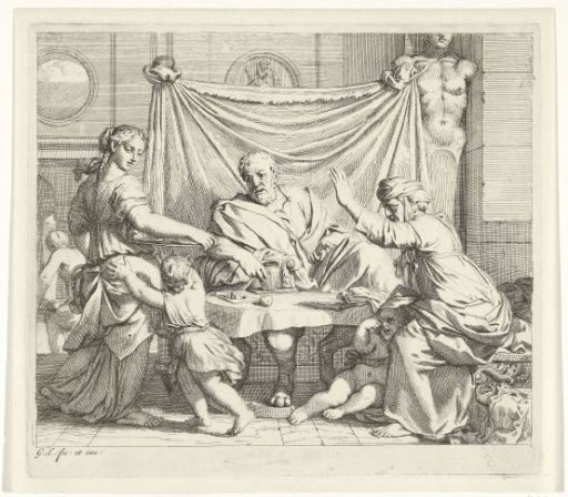 Abraham and Sarah at Table
