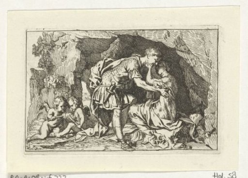 Dido and Aeneas Take Shelter from the Storm