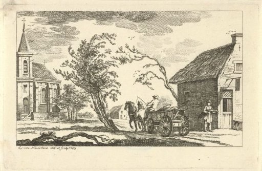 Village View with Church