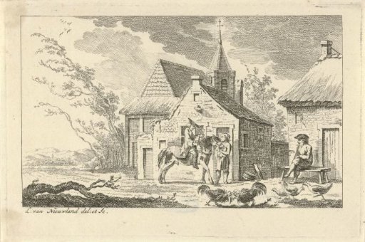 Courtyard with Equestrian