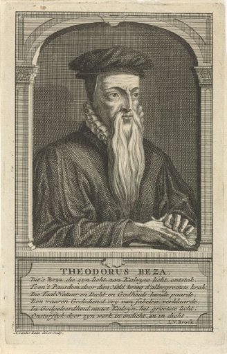 Portrait of Theodorus Beza