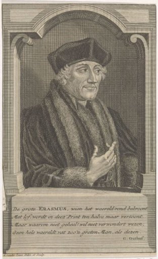 Portrait of Desiderius Erasmus