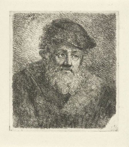 Head of an old man
