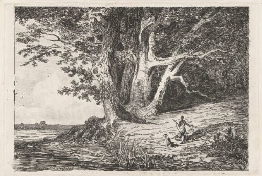 Two Hunters at the Water's Edge