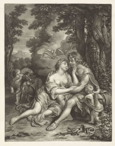 Venus Detains Adonis from the Hunt