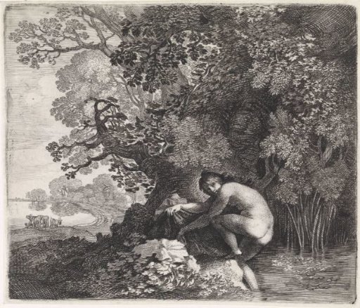 Bather Stepping Out of the Water