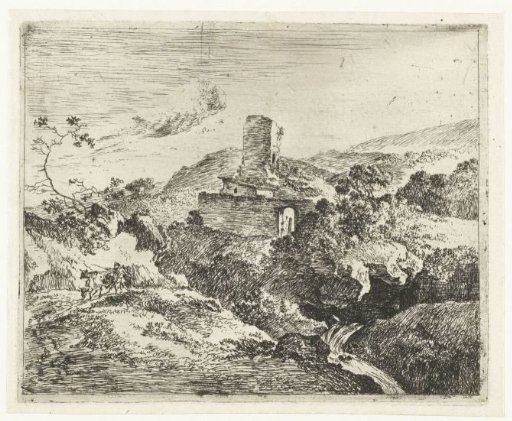 Landscape with a square tower