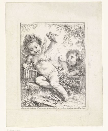 The Dove Being Put into the Cage