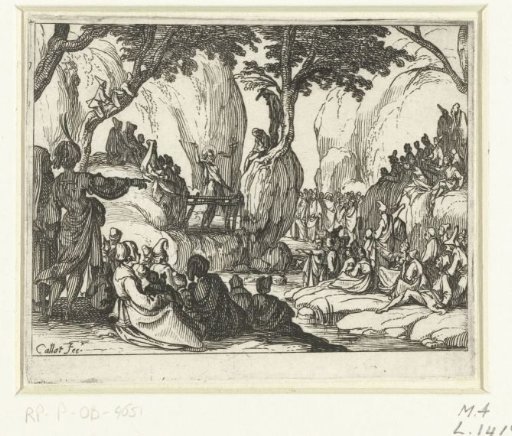 John the Baptist Preaching to the Multitude