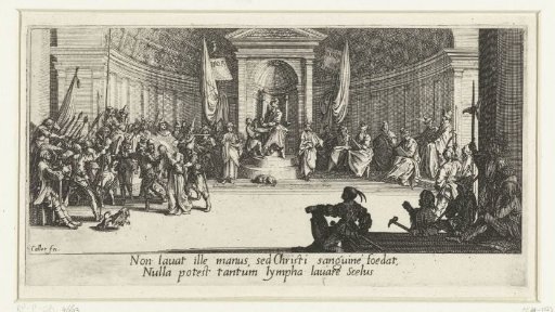 Pilate Washing His Hands in Innocence