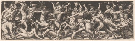 Fight Between Centaurs and Lapiths