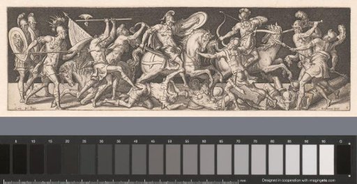 Fight Between Cavalry and Infantry