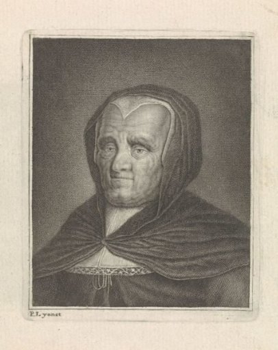 Old woman with a headscarf