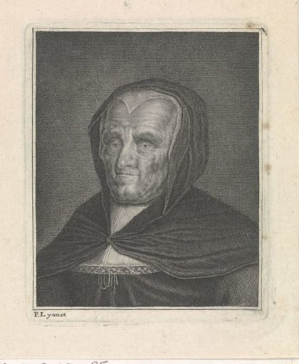 Old woman with a headscarf