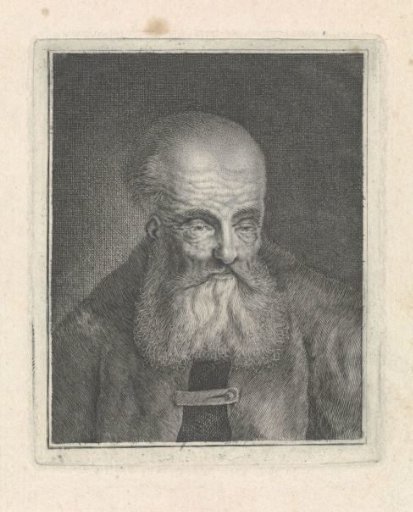 Old man with a beard