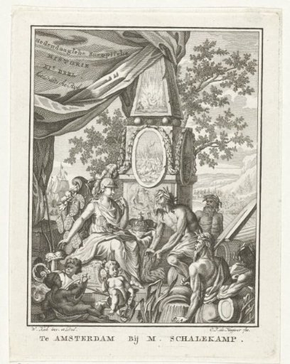 Helmeted Woman on a Throne and the Germans