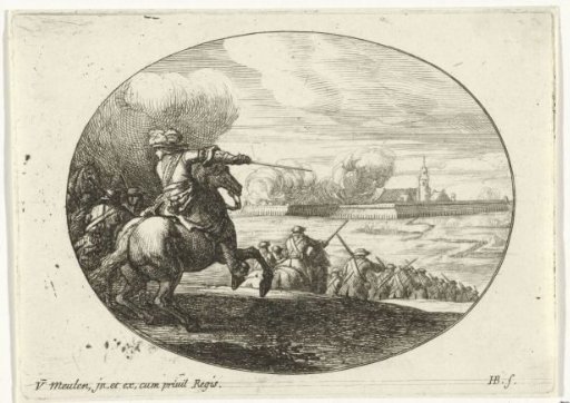Siege of a city with city walls