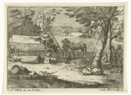 Landscape with cart and figures