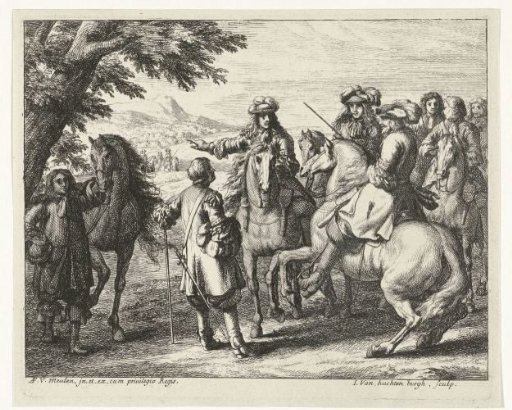 Commanders on horseback