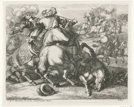 Cavalry in combat