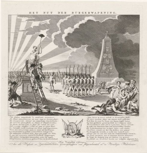 Allegory of the civic guard, 1785