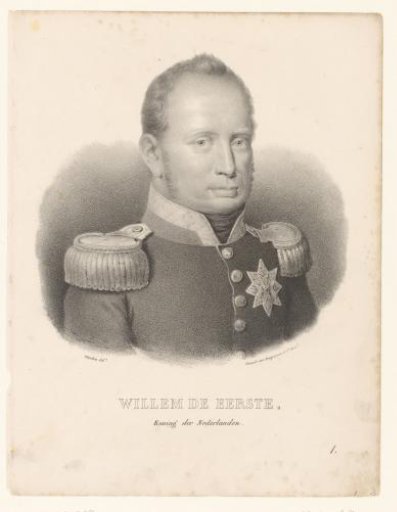 Portrait of William I, King of the Netherlands