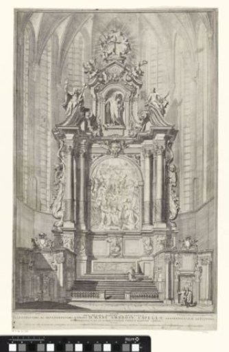 High altar in the St. Paul's Church in Antwerp