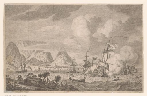 View of the roadstead of the Cape of Good Hope