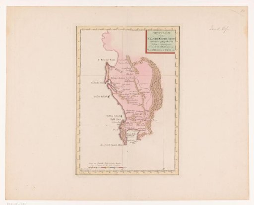 Map of the Cape of Good Hope