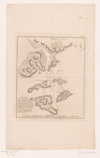 Map of Macao and surrounding islands