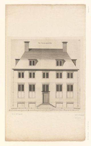 Rear view of the house Gansenhoef at Maarssen